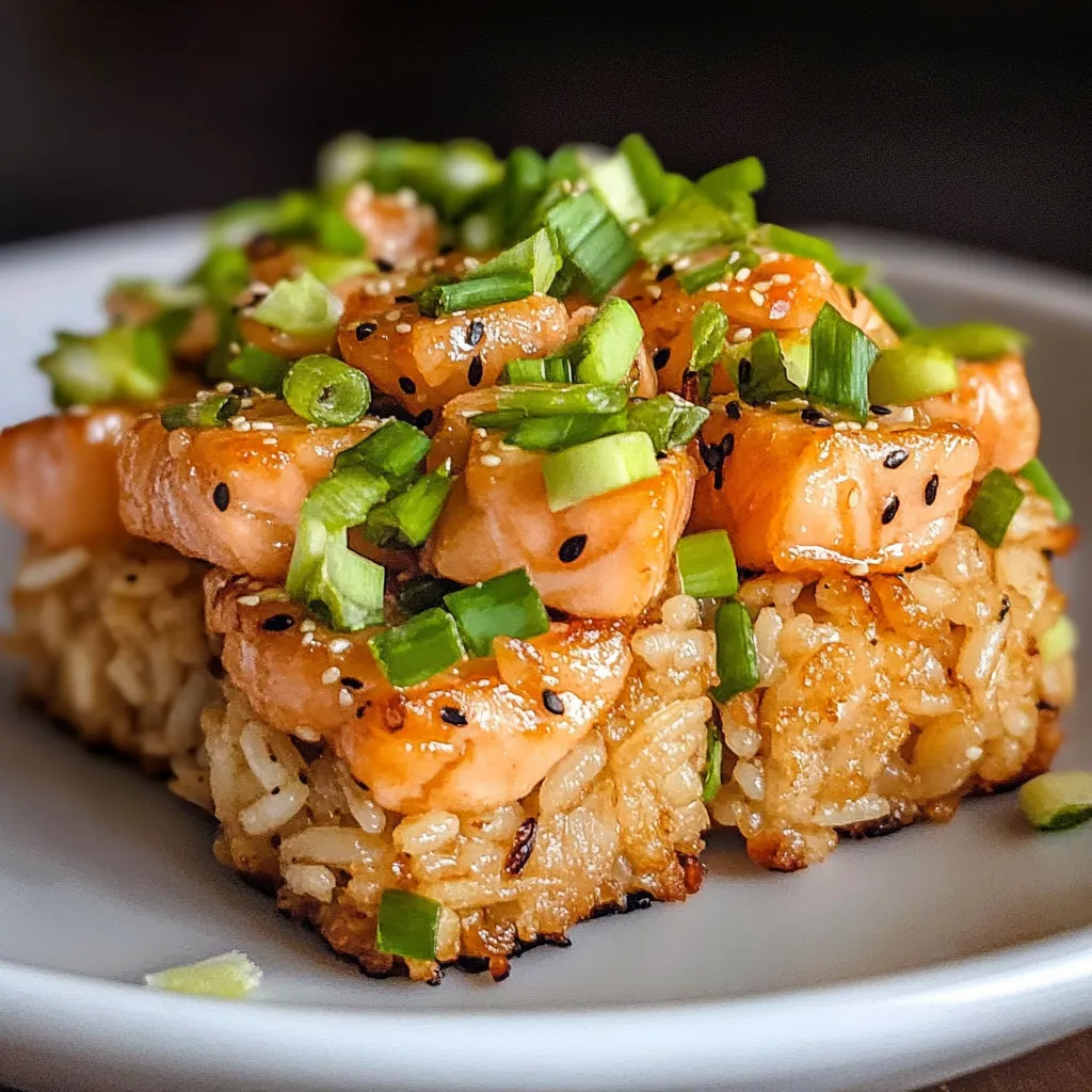 Salmon Crispy Rice