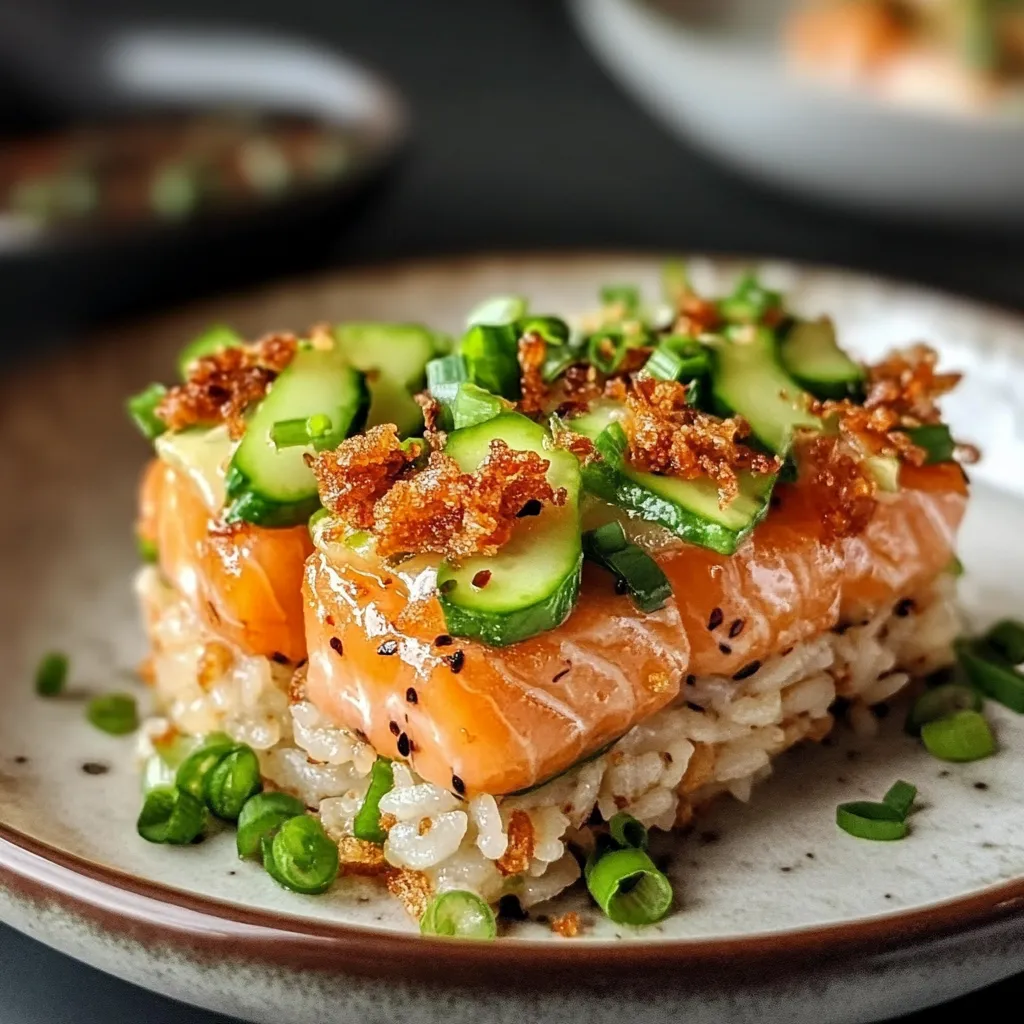 Salmon Crispy Rice