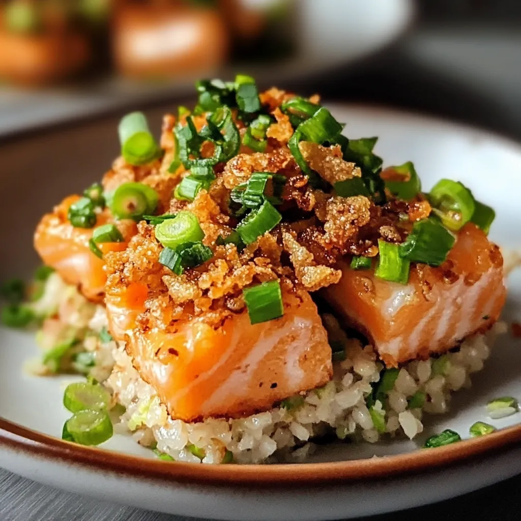 Salmon Crispy Rice