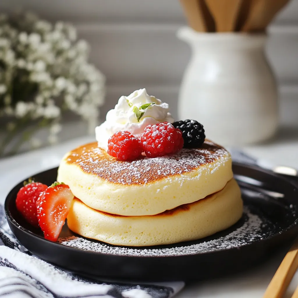 Soft and Airy Japanese Pancakes