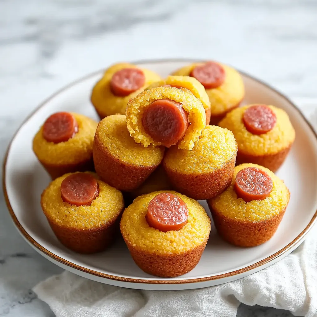 Cornbread Hot Dog Bites