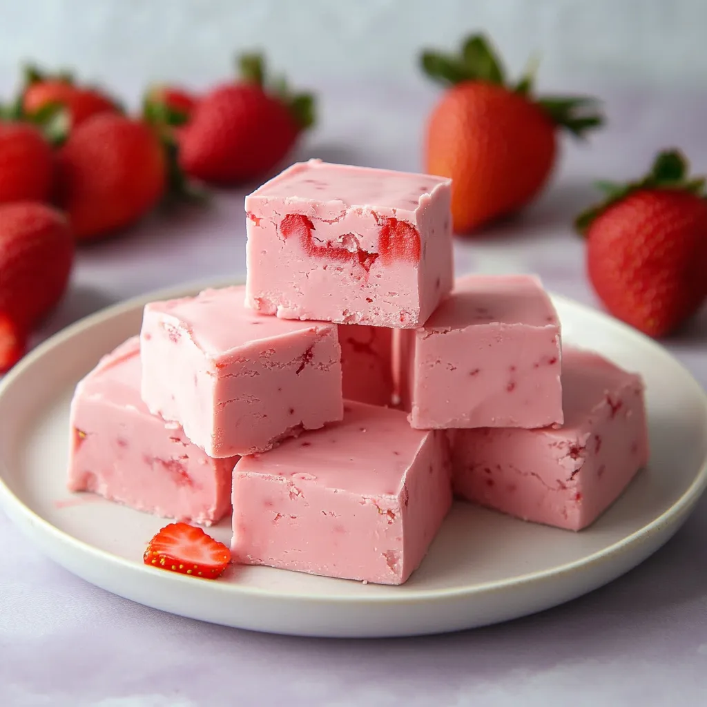 Strawberry Fudge Recipe