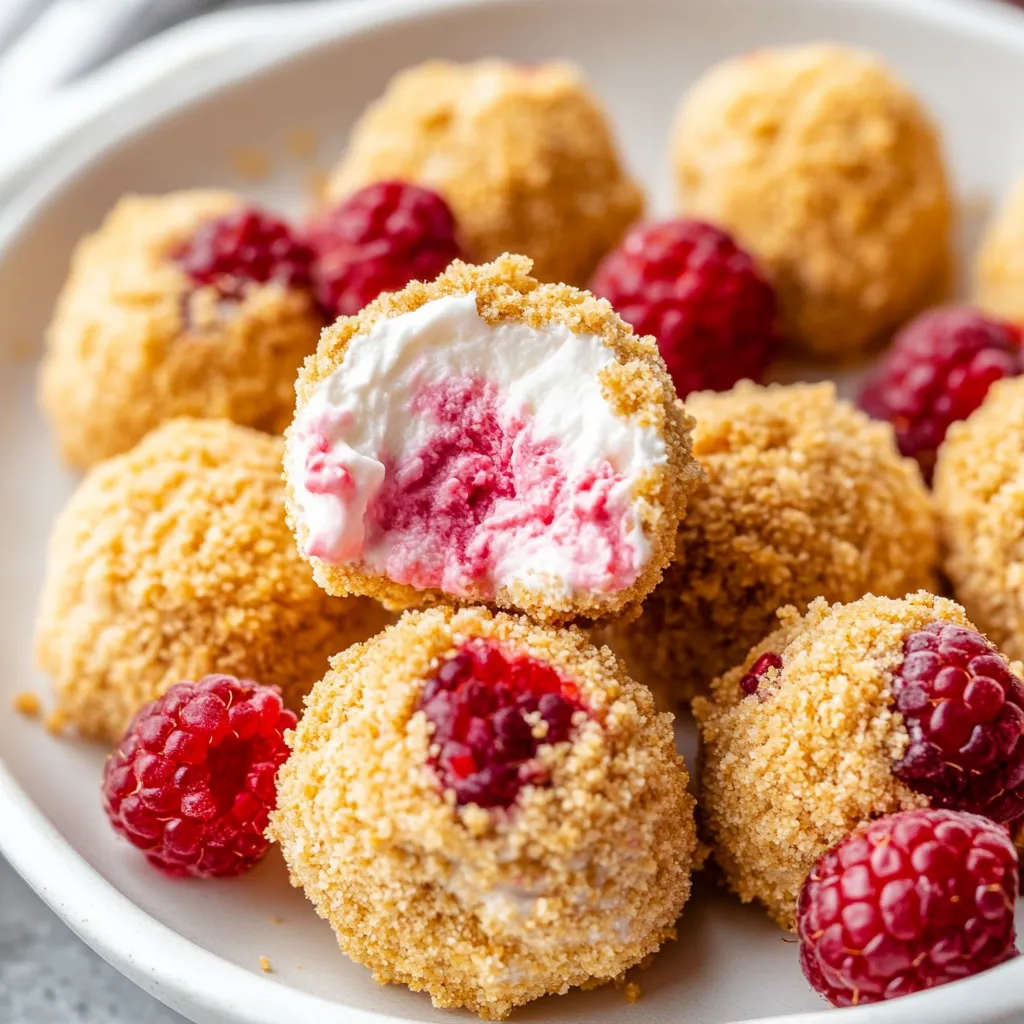 Frozen Raspberry Cheesecake Dessert