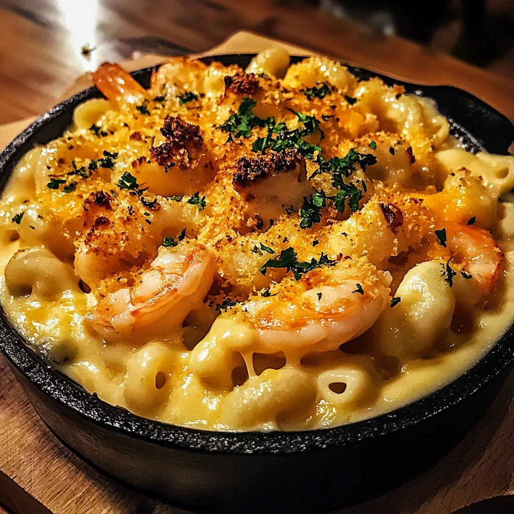 Cheesy Seafood Pasta Dish