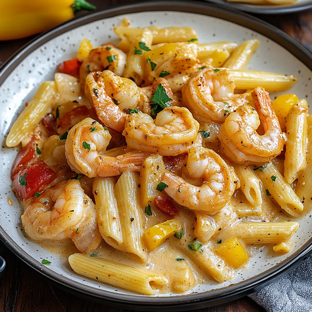 Bold Caribbean Shrimp Pasta