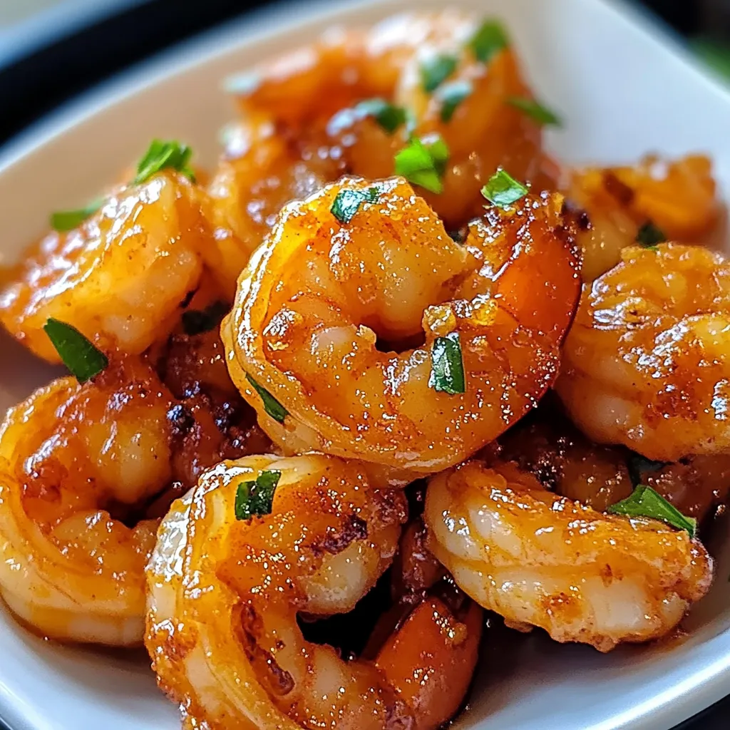 Simple Firecracker Shrimp Dish