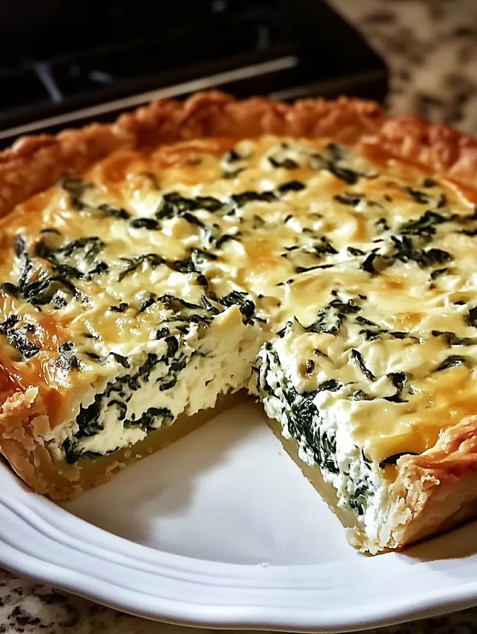 Ricotta Spinach Quiche Recipe