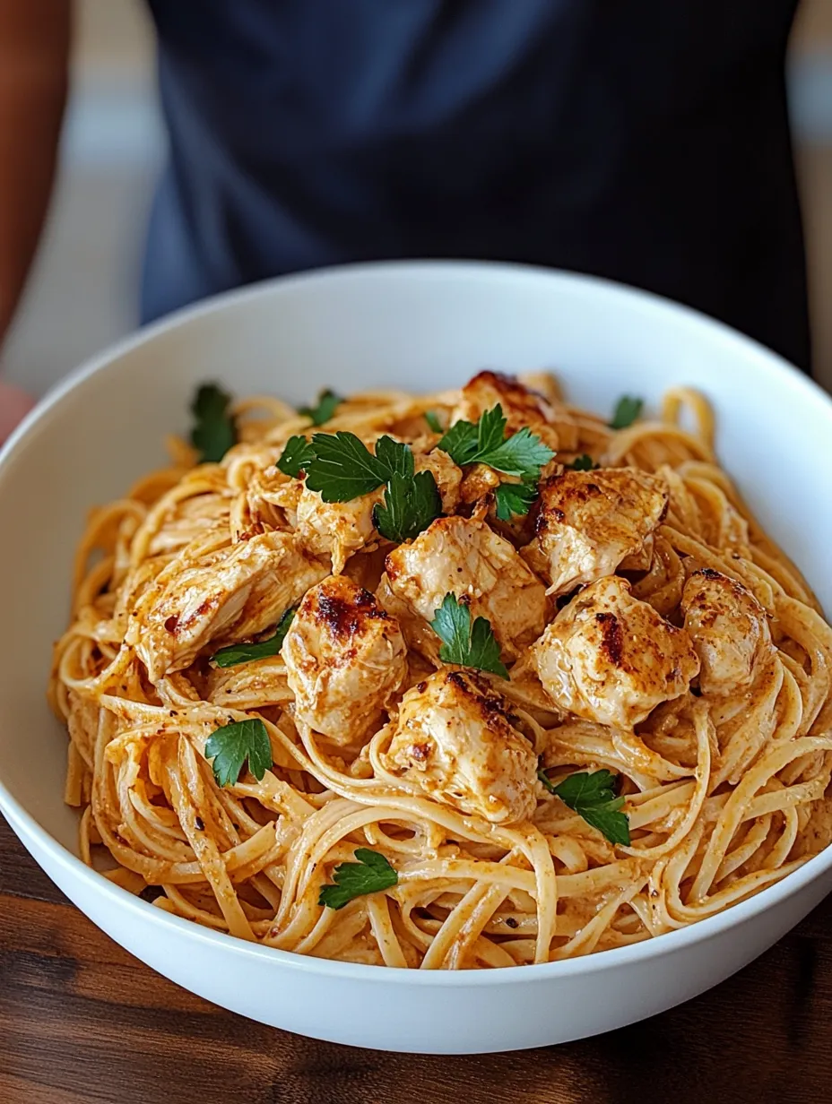 Easy Cowboy Butter Chicken Linguine Recipe