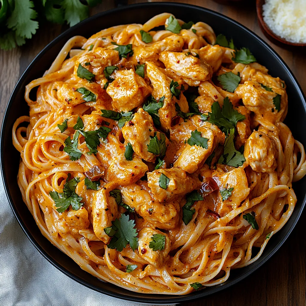 Easy Cowboy Butter Chicken Linguine Recipe