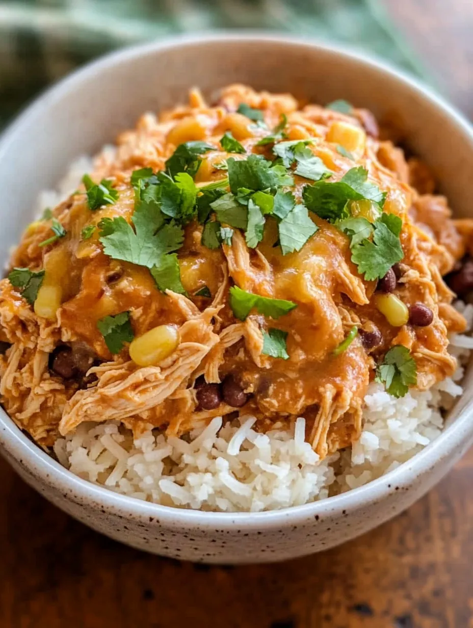 Slow Cooker Chicken Burrito Bowls