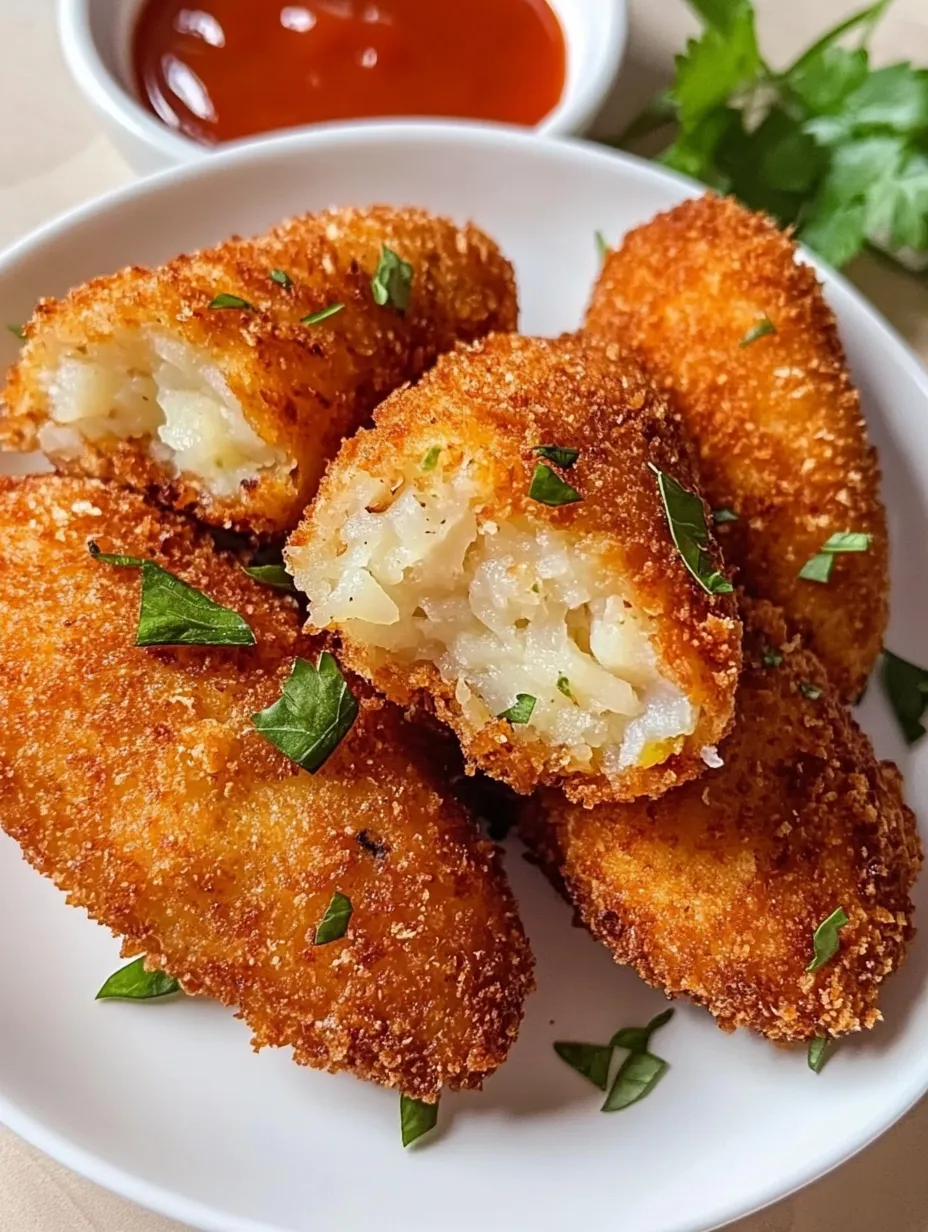 The Best Crispy Chicken And Potato Croquettes