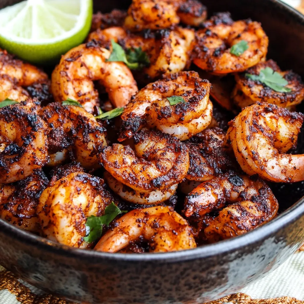 Crispy Blackened Shrimp