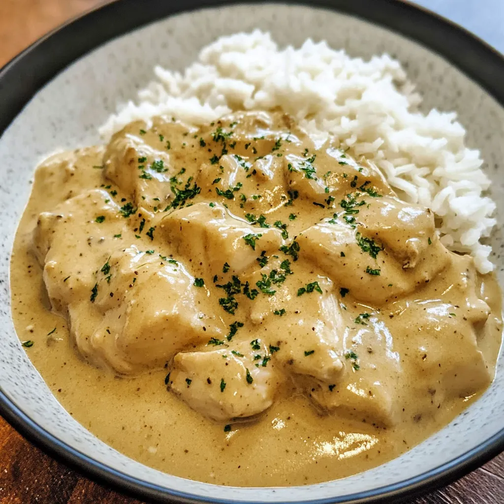 Juicy Chicken in Ranch Gravy