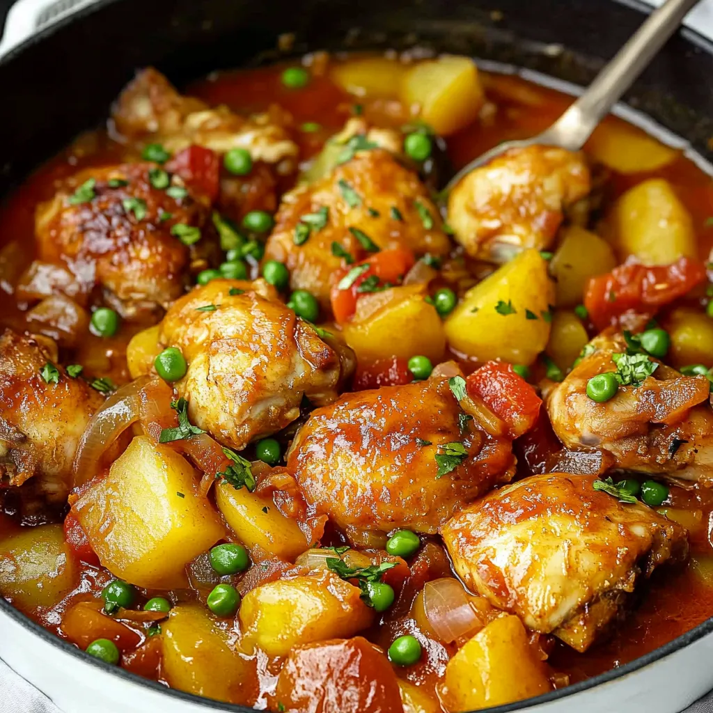 Healthy Chicken Afritada