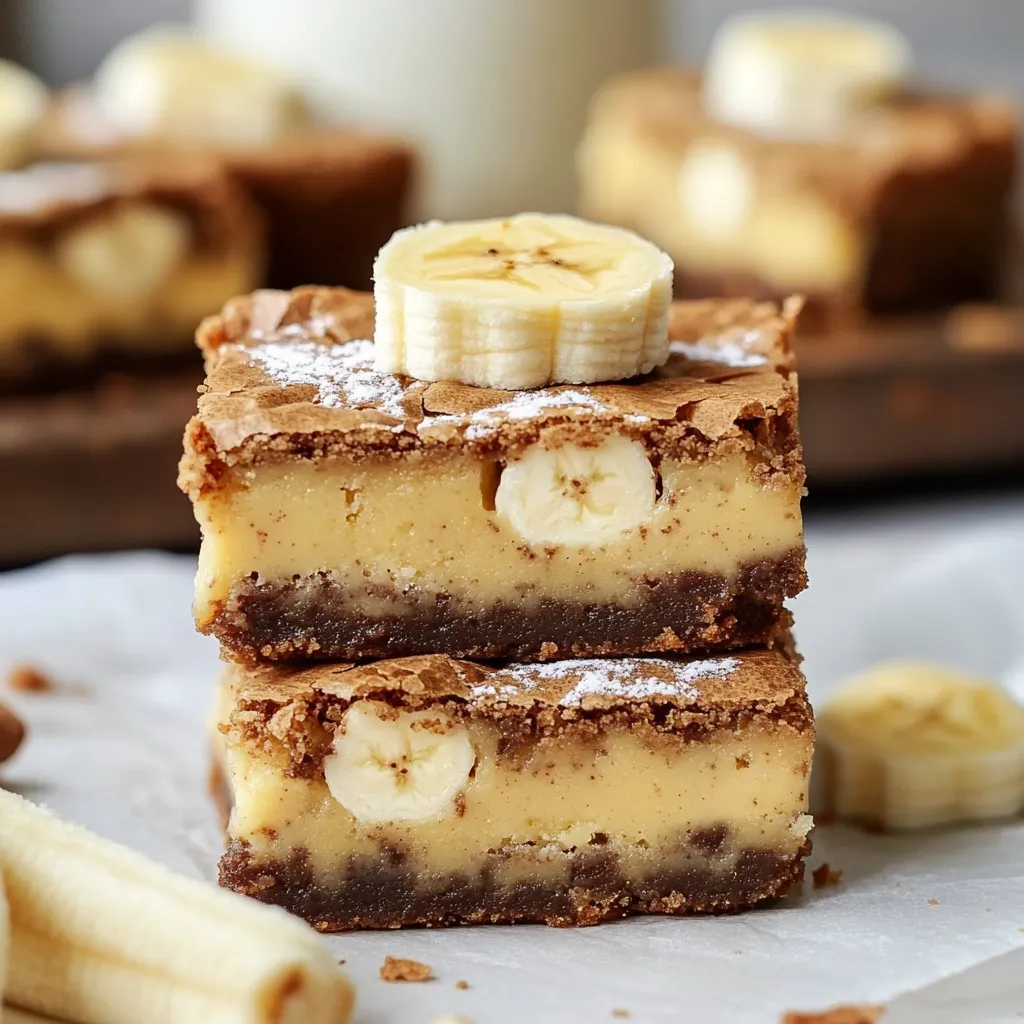 Banana Pudding Brownies