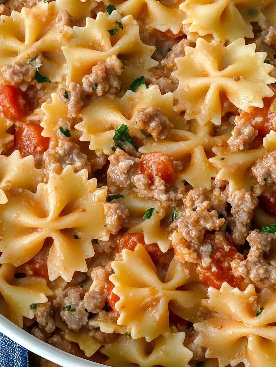 Italian Sausage Bow Tie Pasta Recipe