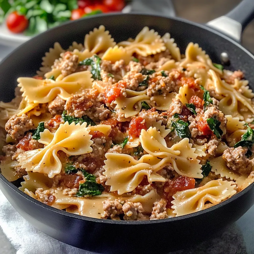 Easy Italian Sausage Bow Tie Pasta Recipe