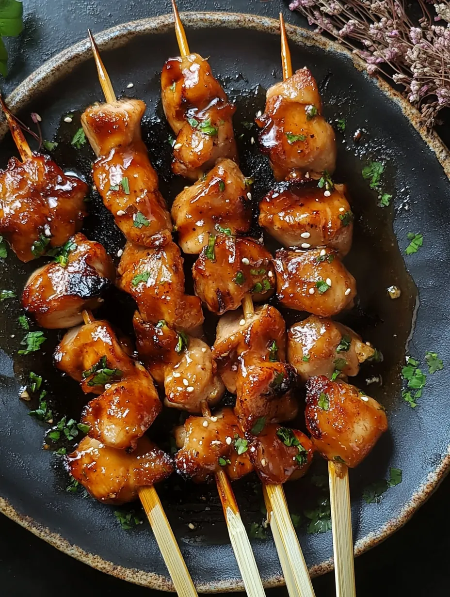 Teriyaki Chicken Skewers Recipe