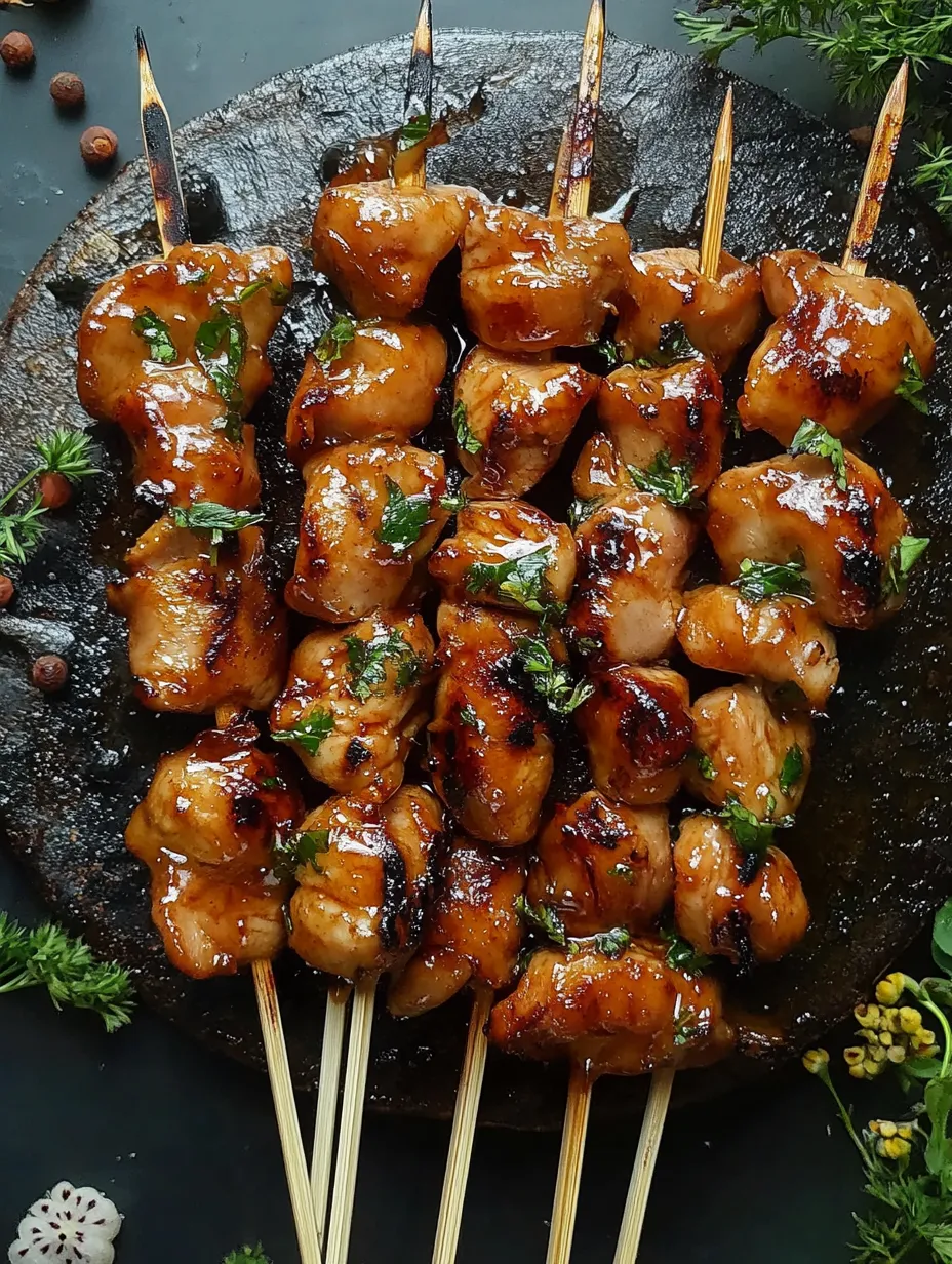 Easy Teriyaki Chicken Skewers Recipe