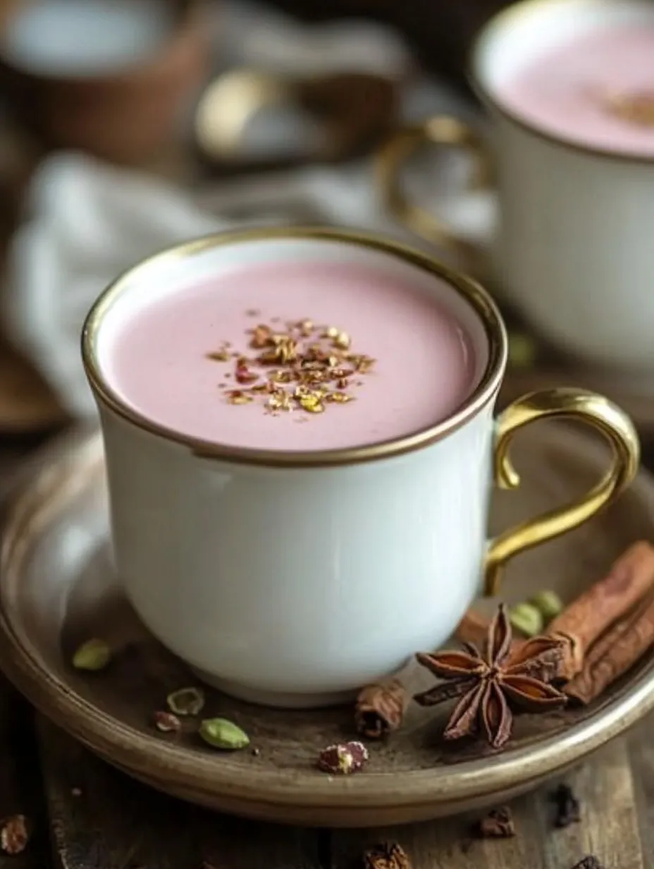 Easy Kashmiri Pink Chai Recipe