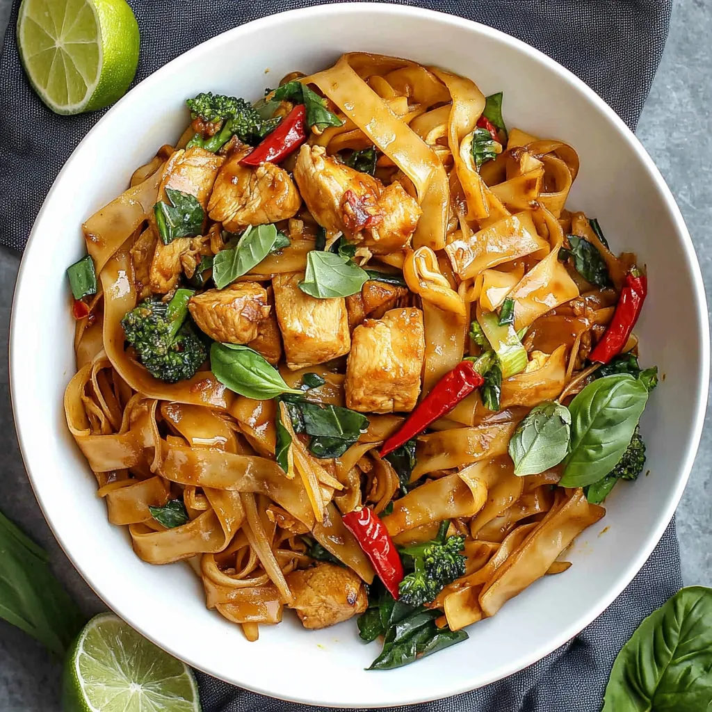 Drunken Noodles (Pad Kee Mao)