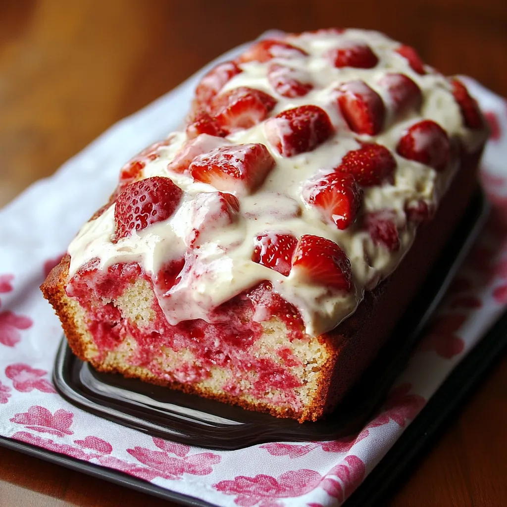 Delicious Strawberry Cream Cheese Bread