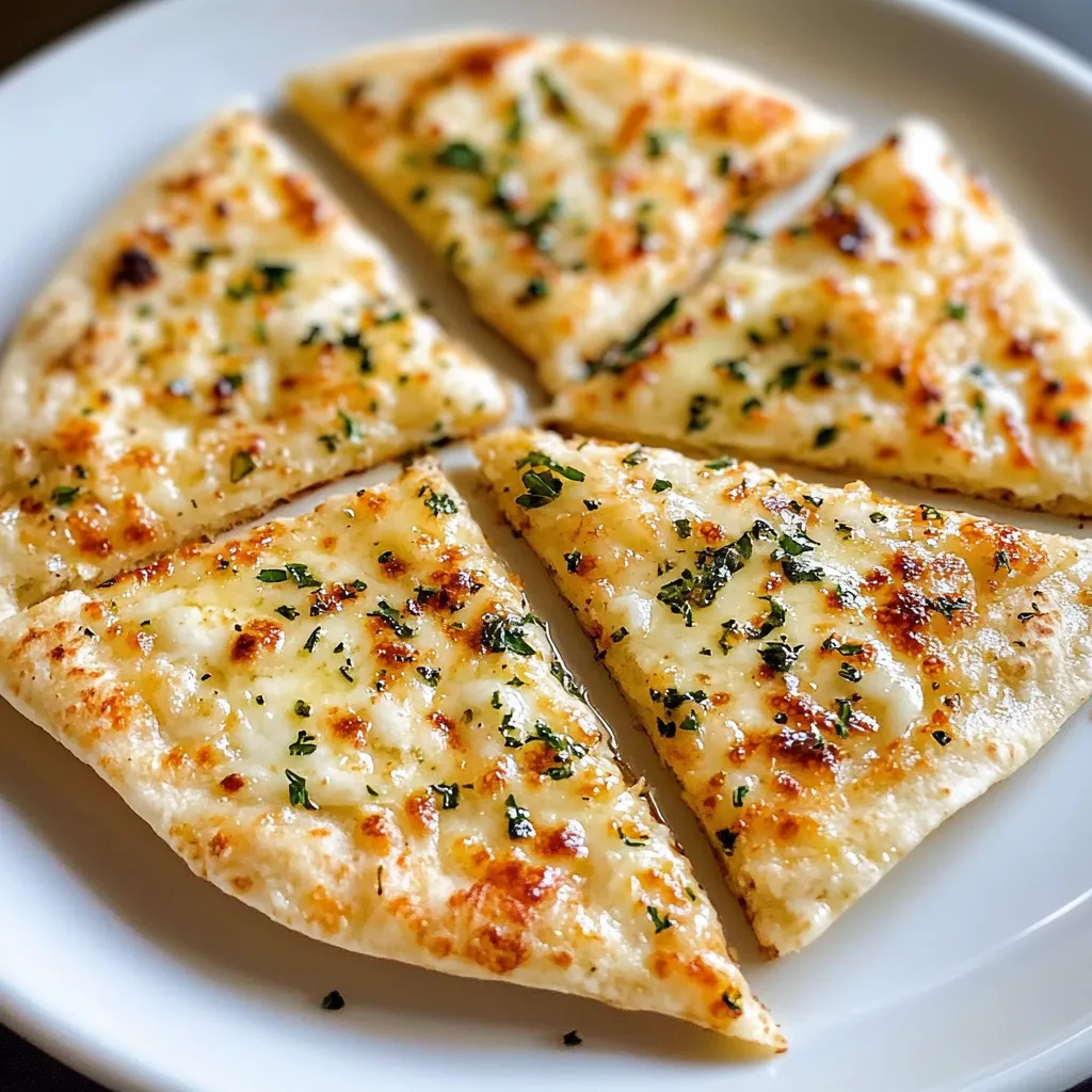 Crispy Air Fryer Tortilla Garlic Bread