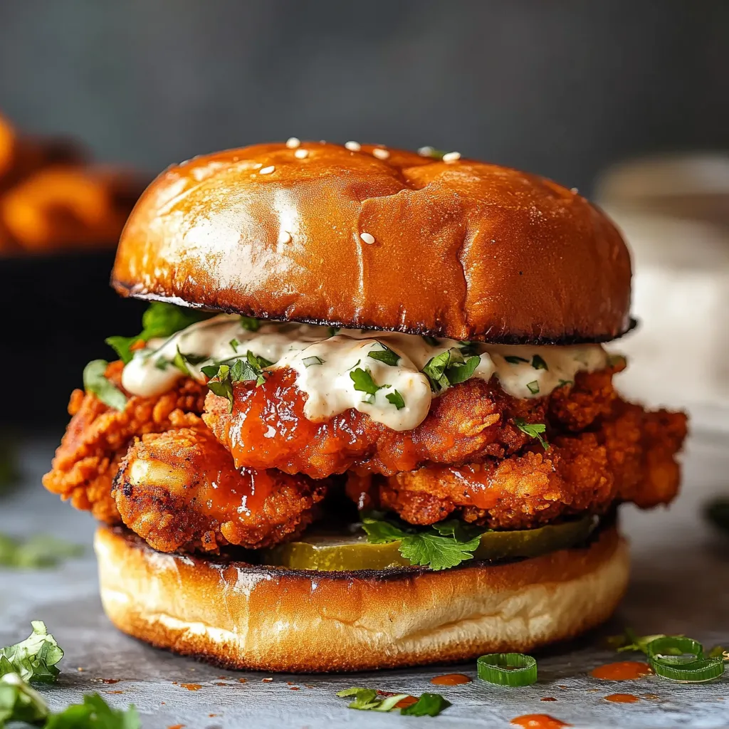 Easy Baked Nashville Hot Chicken Sandwich Recipe