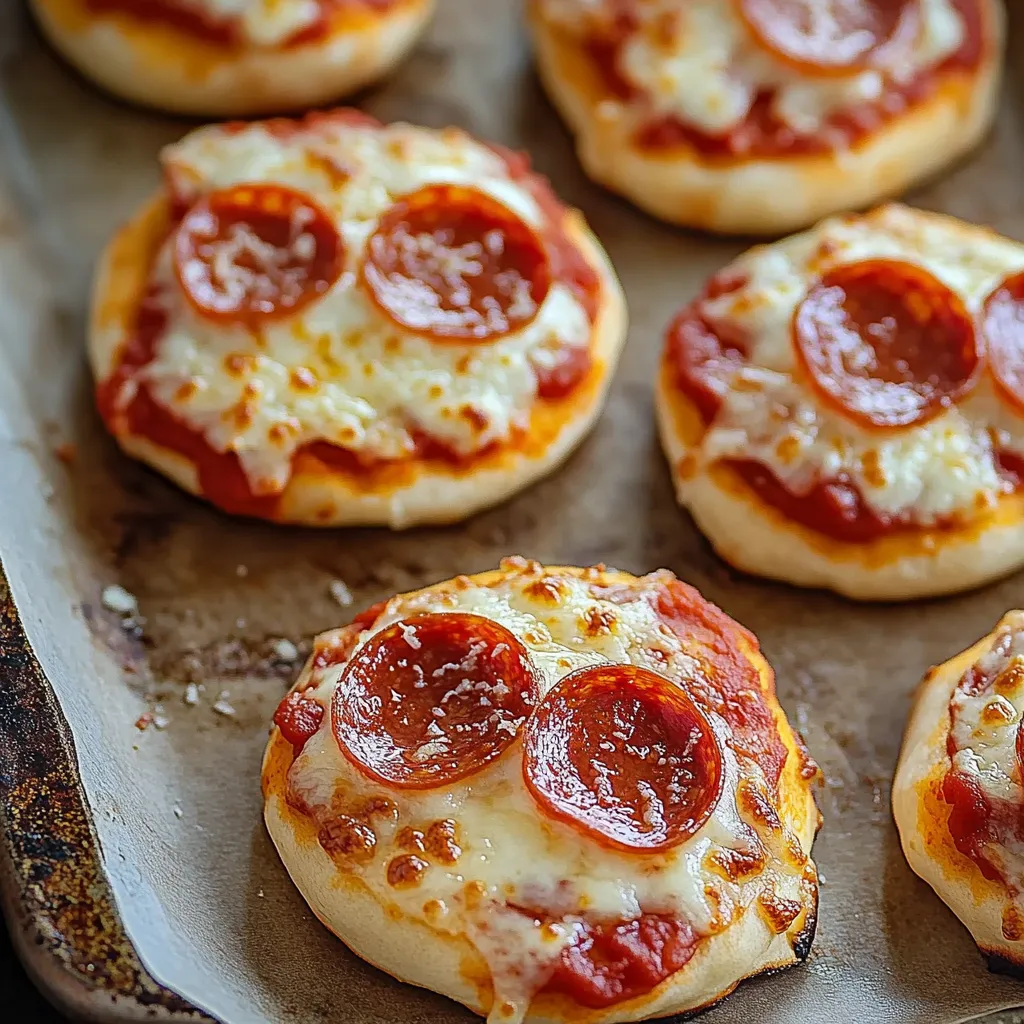 Simple Lunchbox Mini Pizzas