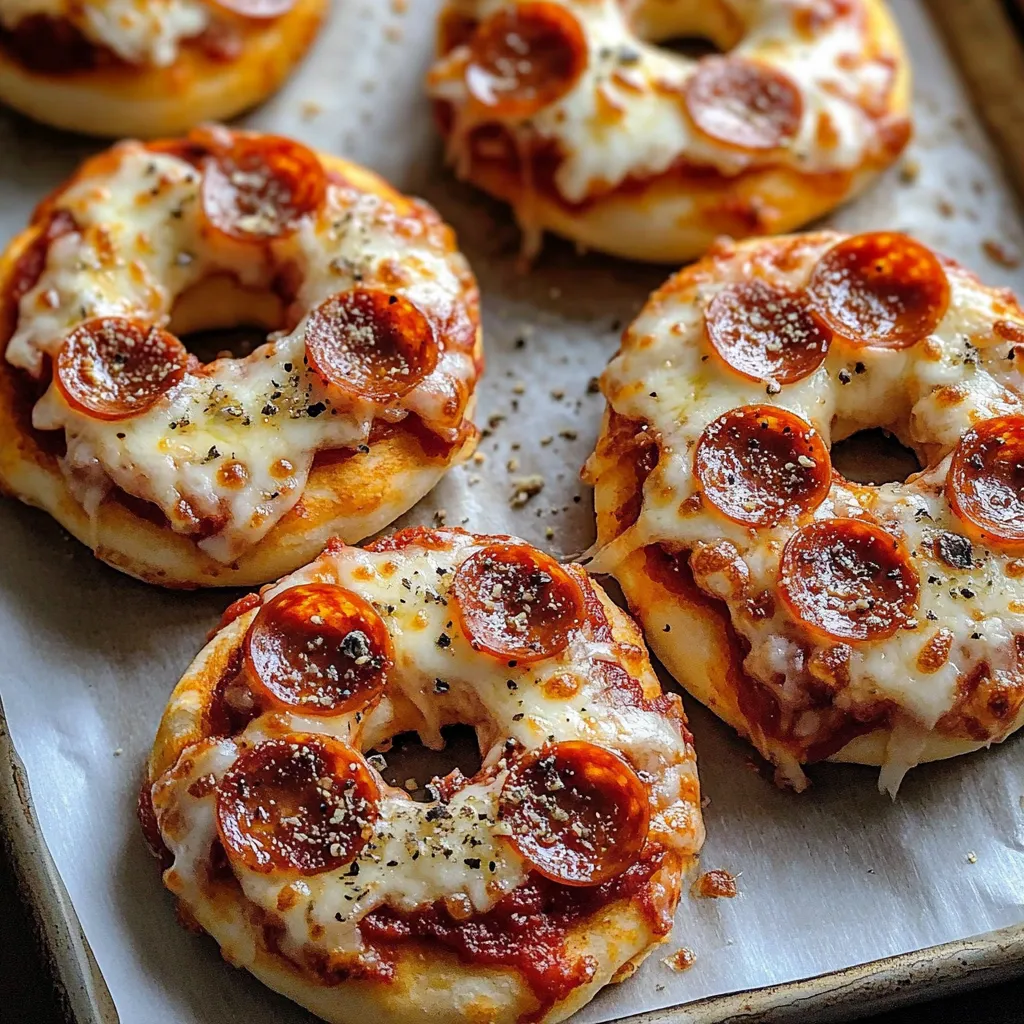 Cheesy Pizza Bagels