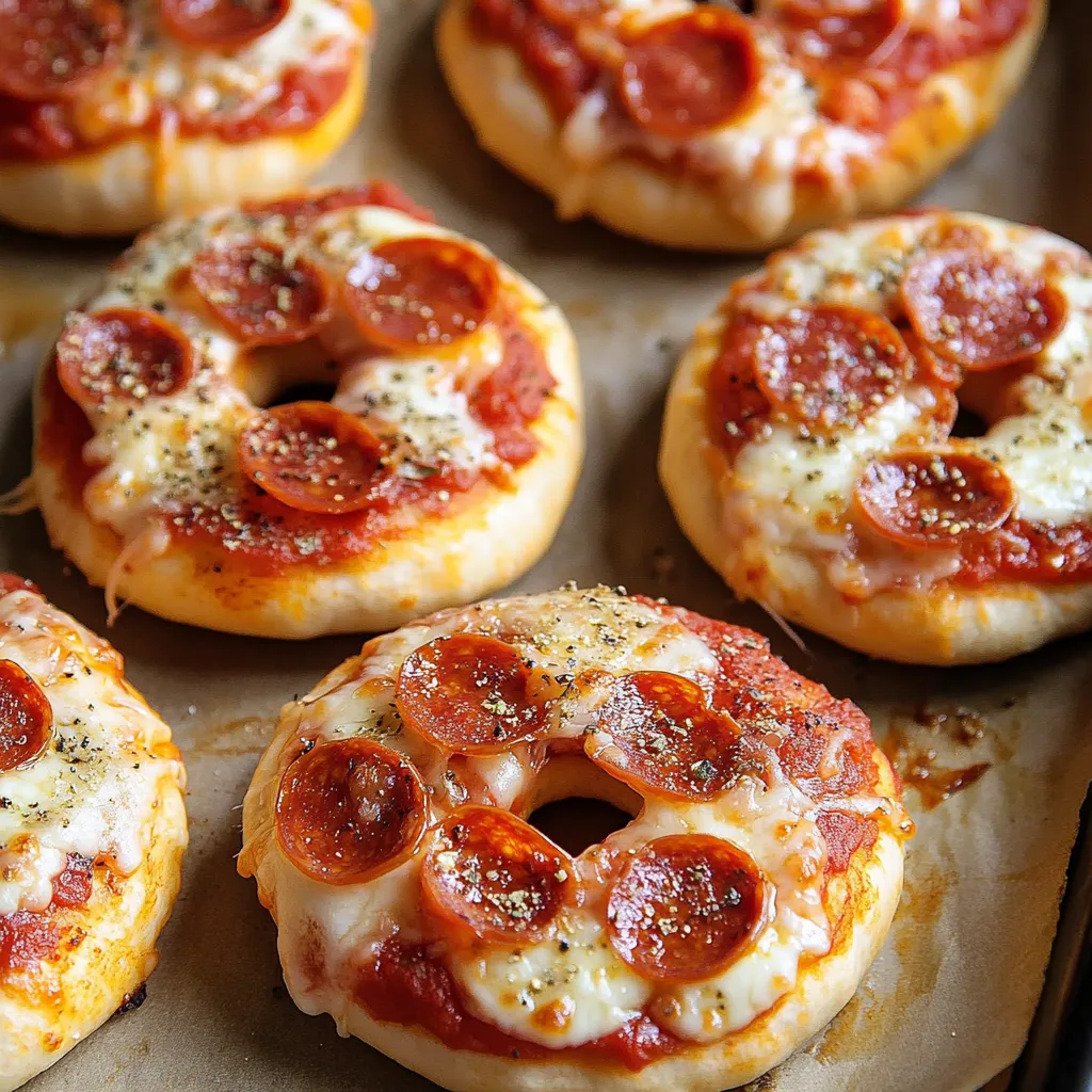 Quick Homemade Pizza Bagels