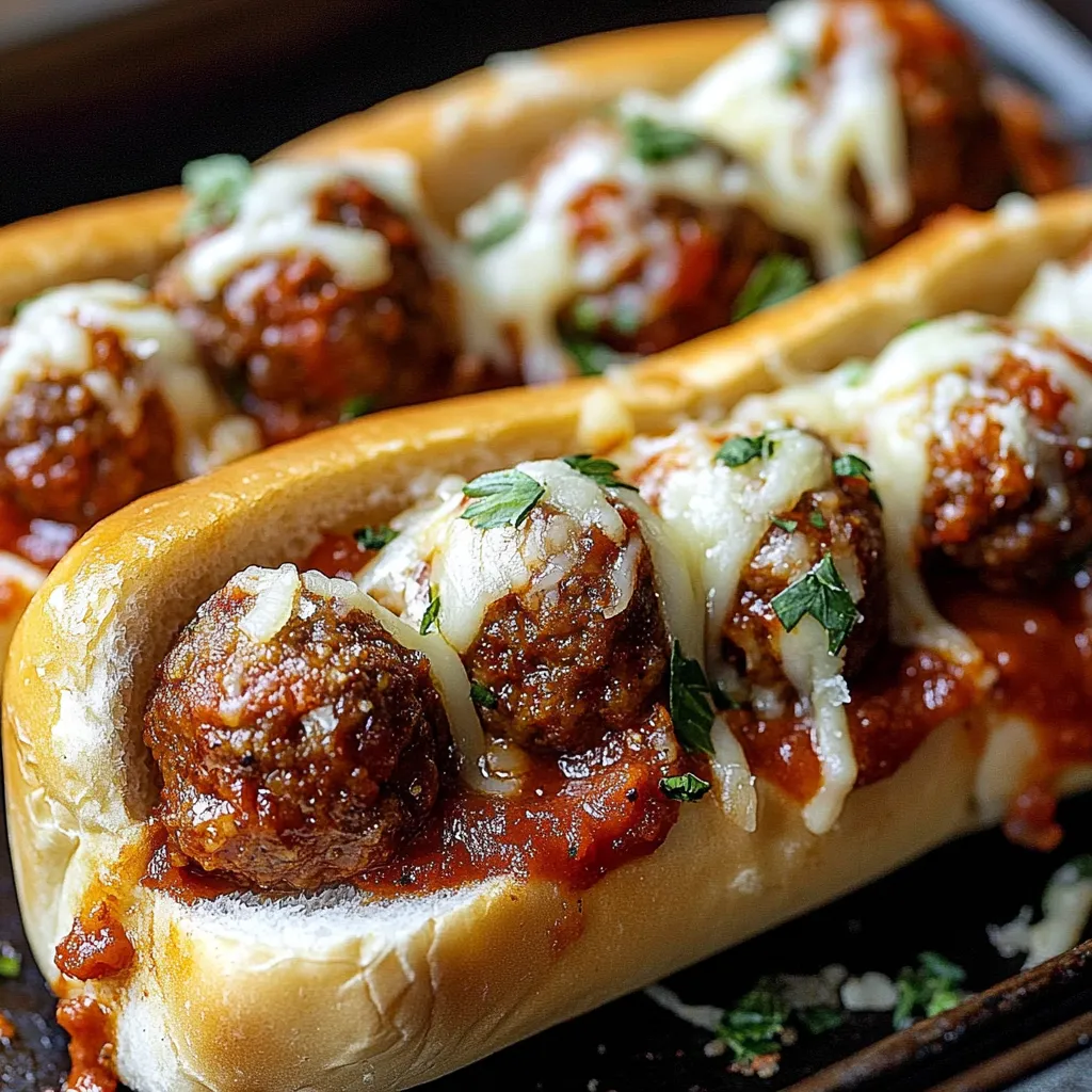 Quick Homemade Meatball Sub