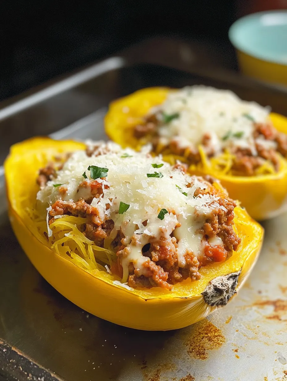 Best Sausage Stuffed Spaghetti Squash Recipe