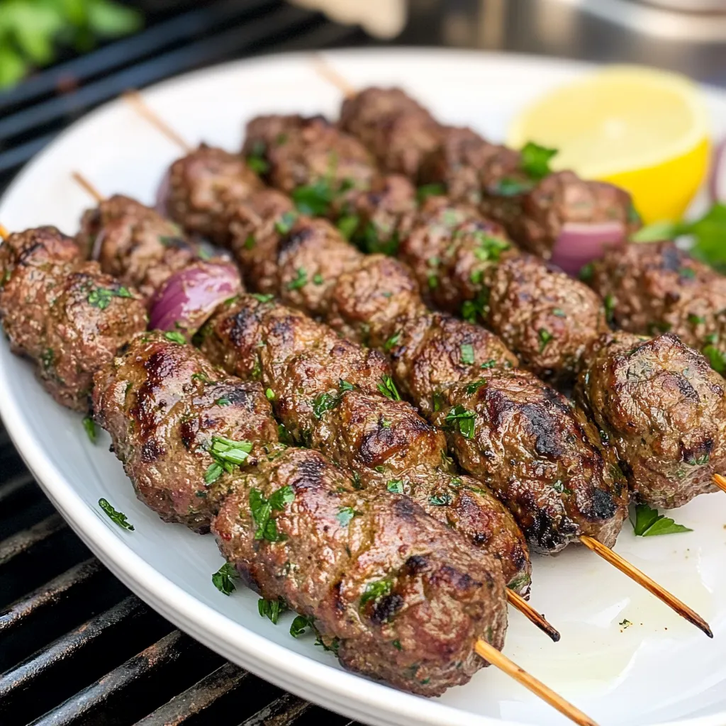 Flavor-packed Kafta Kebabs