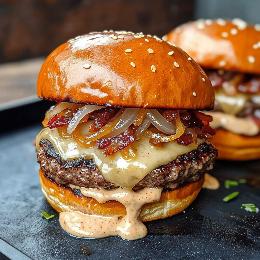 Smash Burgers with Baconnaise Sauce