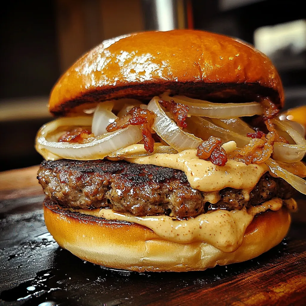 Homemade Smash Burgers with Baconnaise Sauce