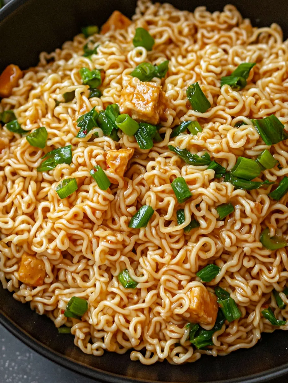 Saucy Ramen Noodles Recipe