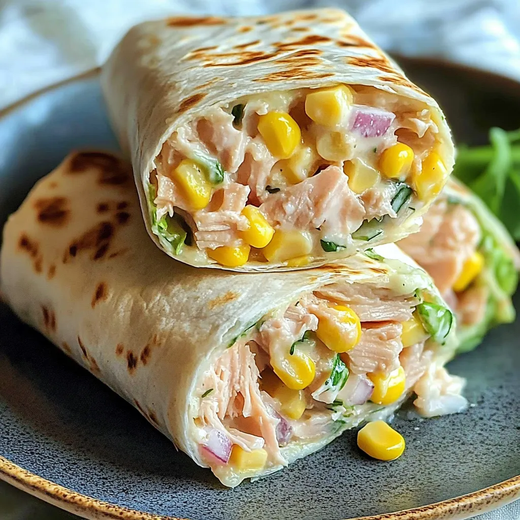 Grilled Tuna Wrap