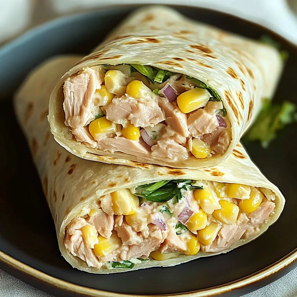 Cheesy Tuna Melt Wrap Recipe