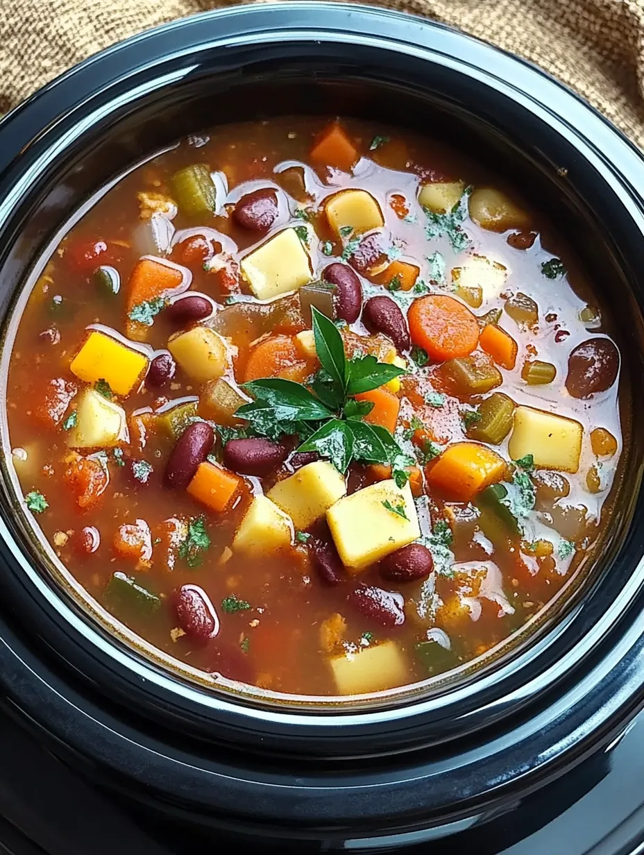 Homemade Minestrone Soup