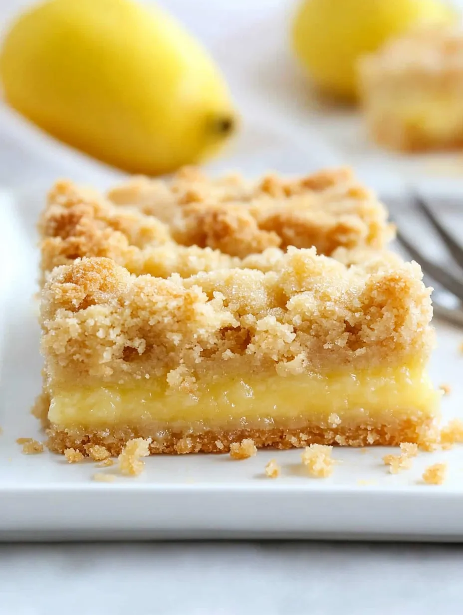 Lemon Crumb Bars Recipe