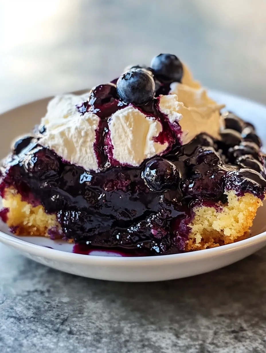 Easy Blueberry Dump Cake