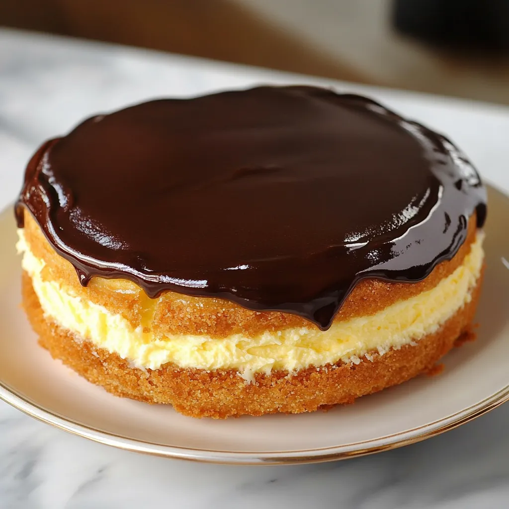 Boston Cream Pie Recipe