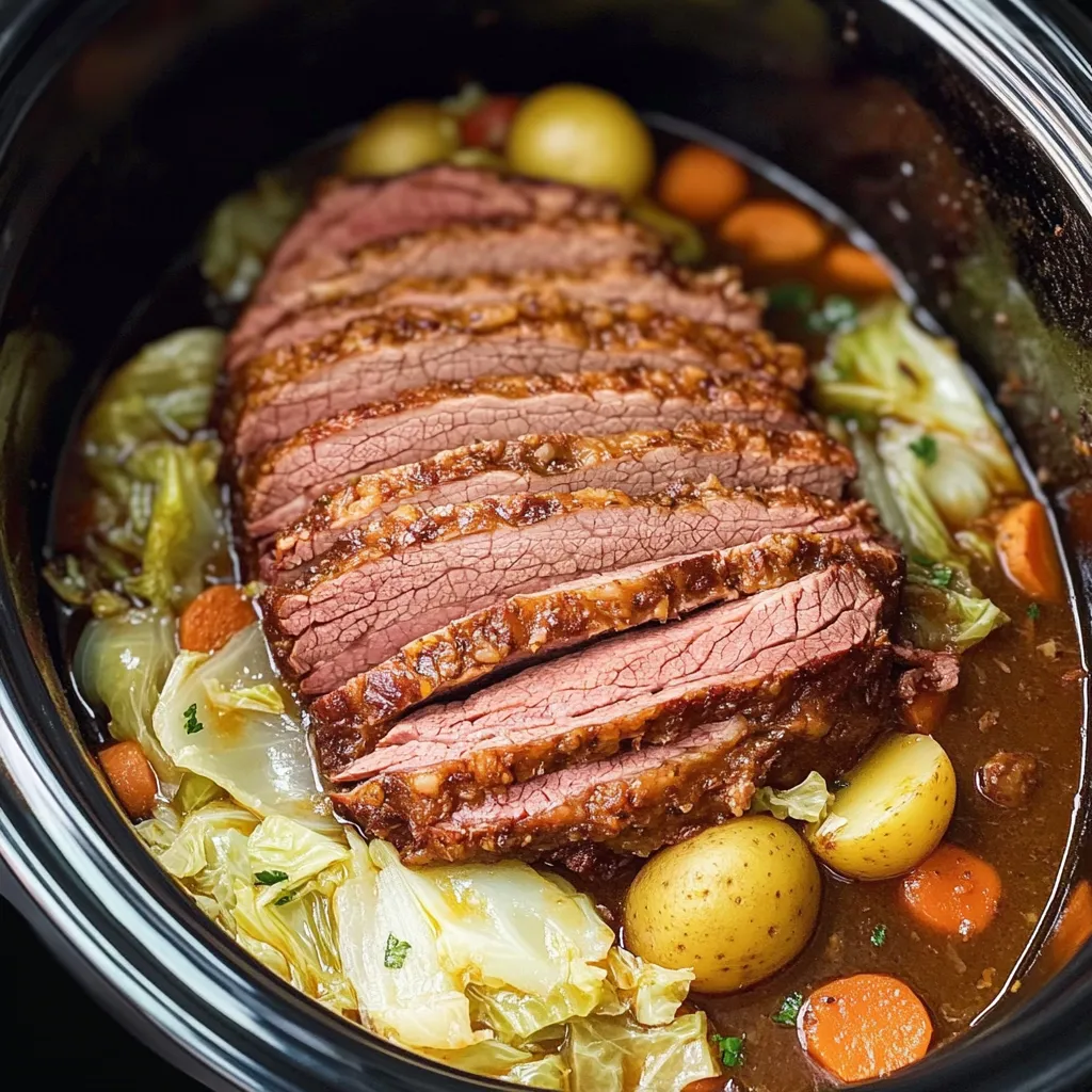 A pot of food with a piece of meat and vegetables.