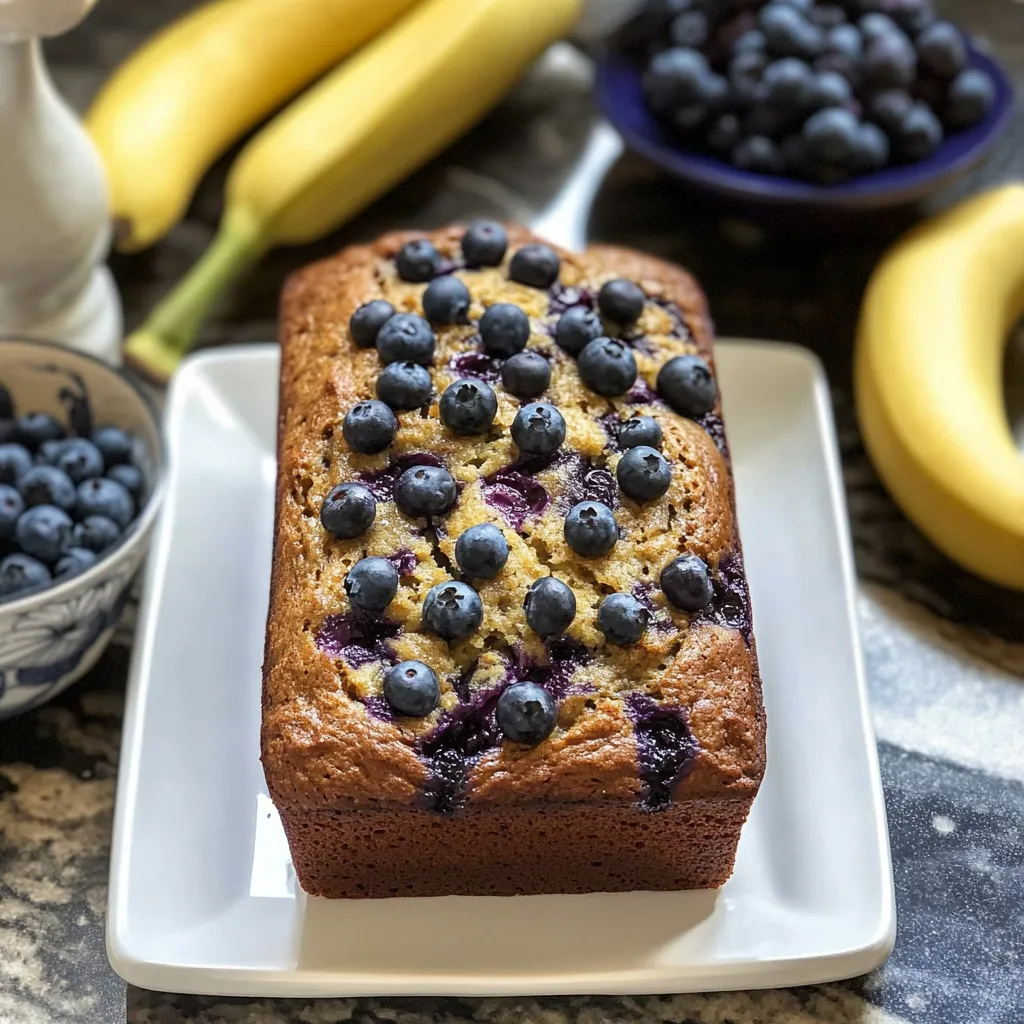 Blueberry Banana Bread Recipe