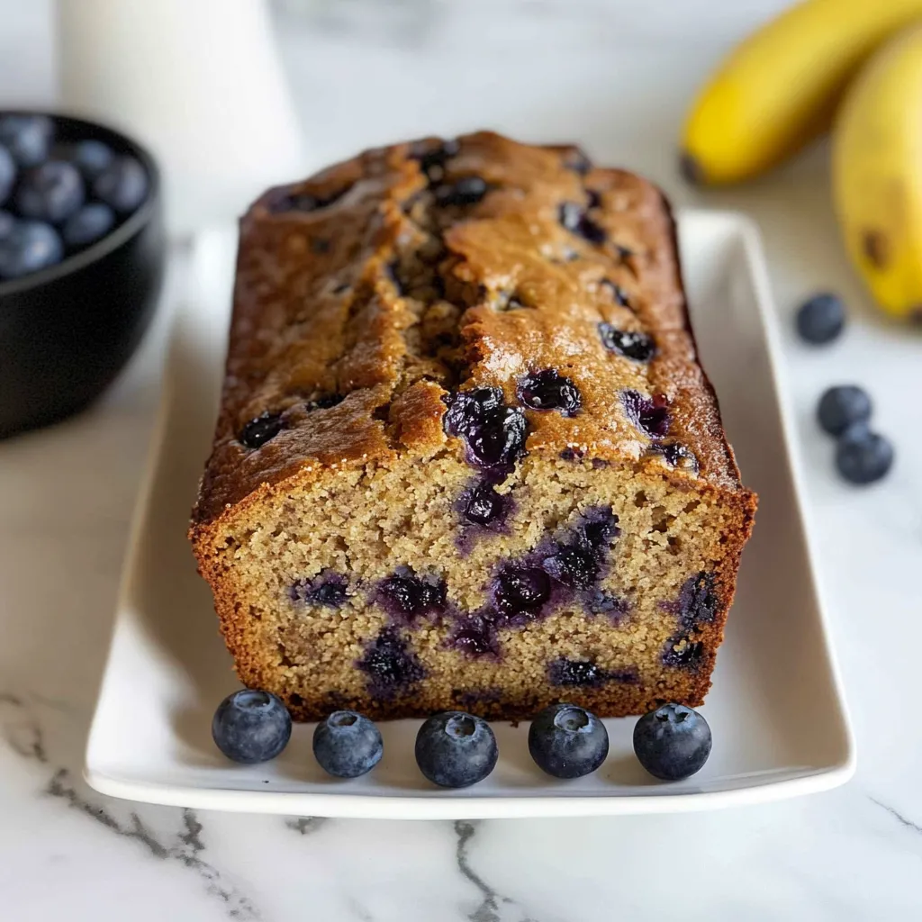 Easy Blueberry Banana Bread Recipe