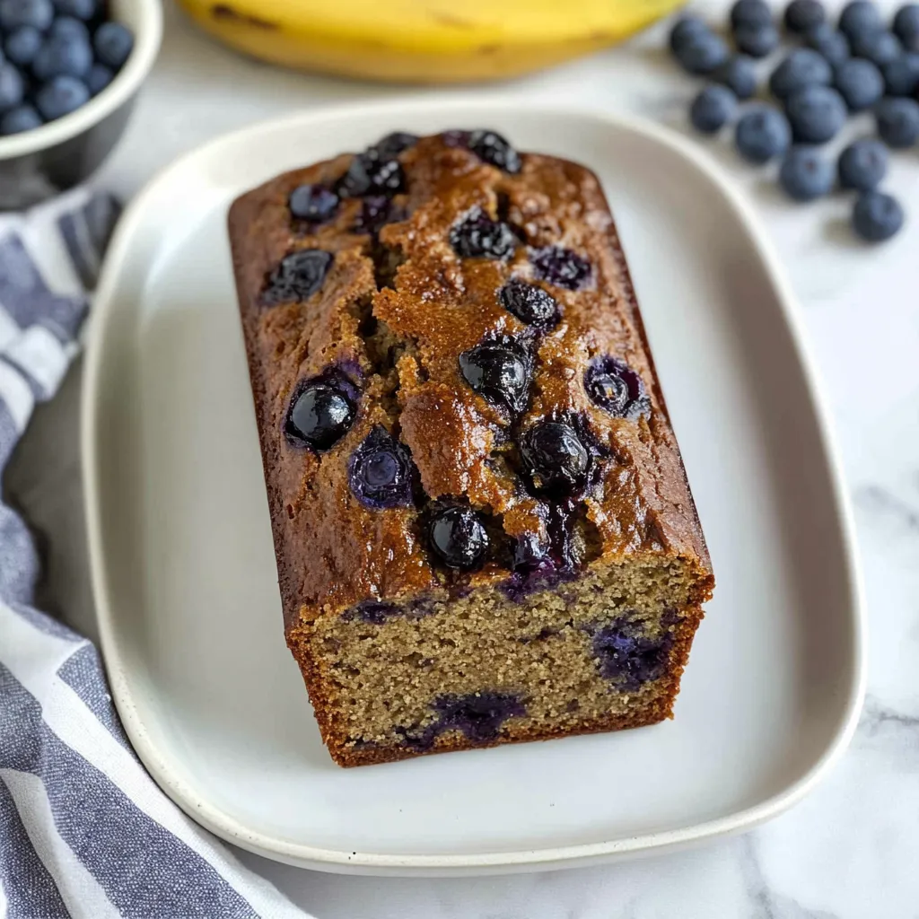 Easy Blueberry Banana Bread