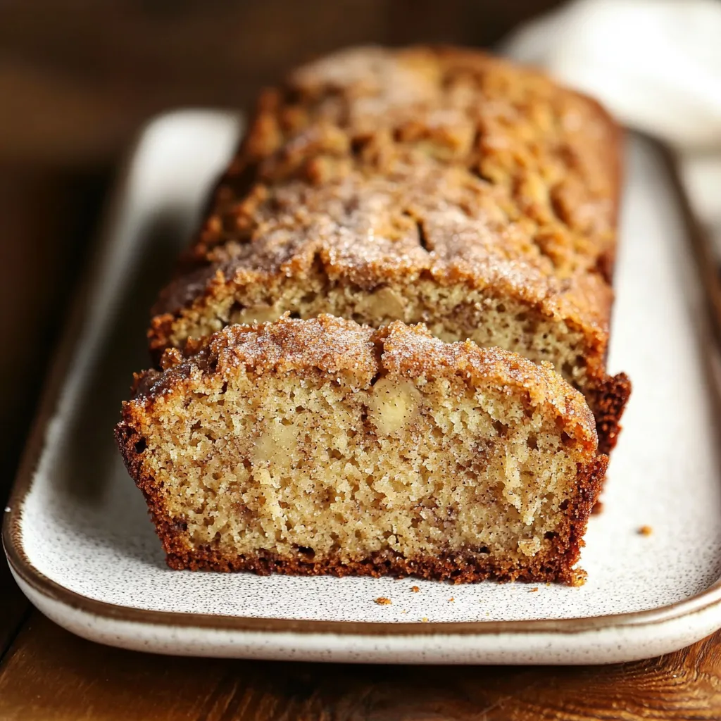 Easy Cinnamon Sugar Banana Bread