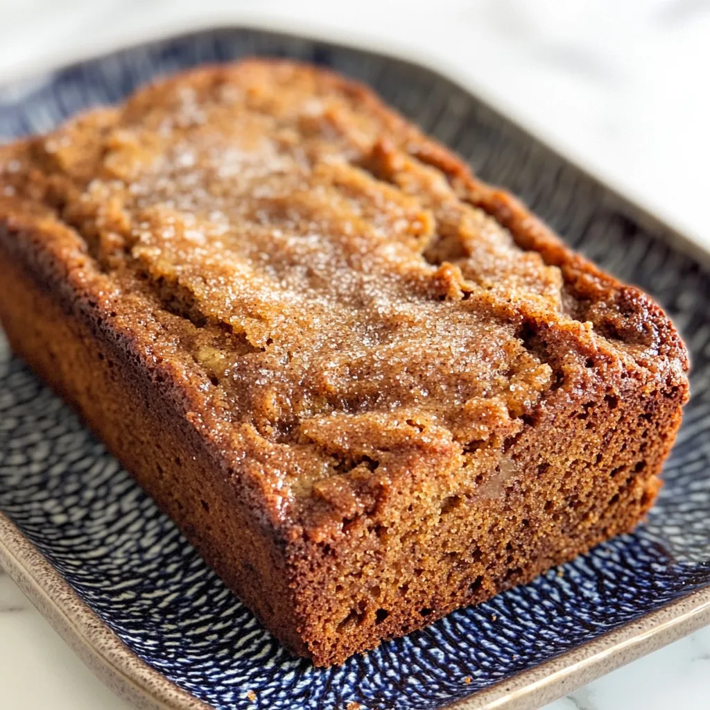 Best Cinnamon Sugar Banana Bread Recipe