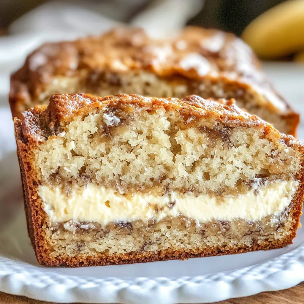 Easy Cream Cheese Banana Bread Recipe